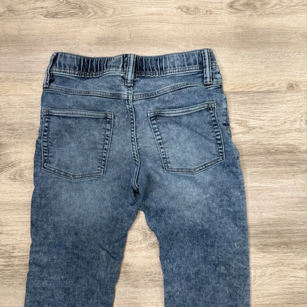 Gap Kids Slim Stretch‎ Jeans XL Elastic Waist Blue Denim Adjustable Waist